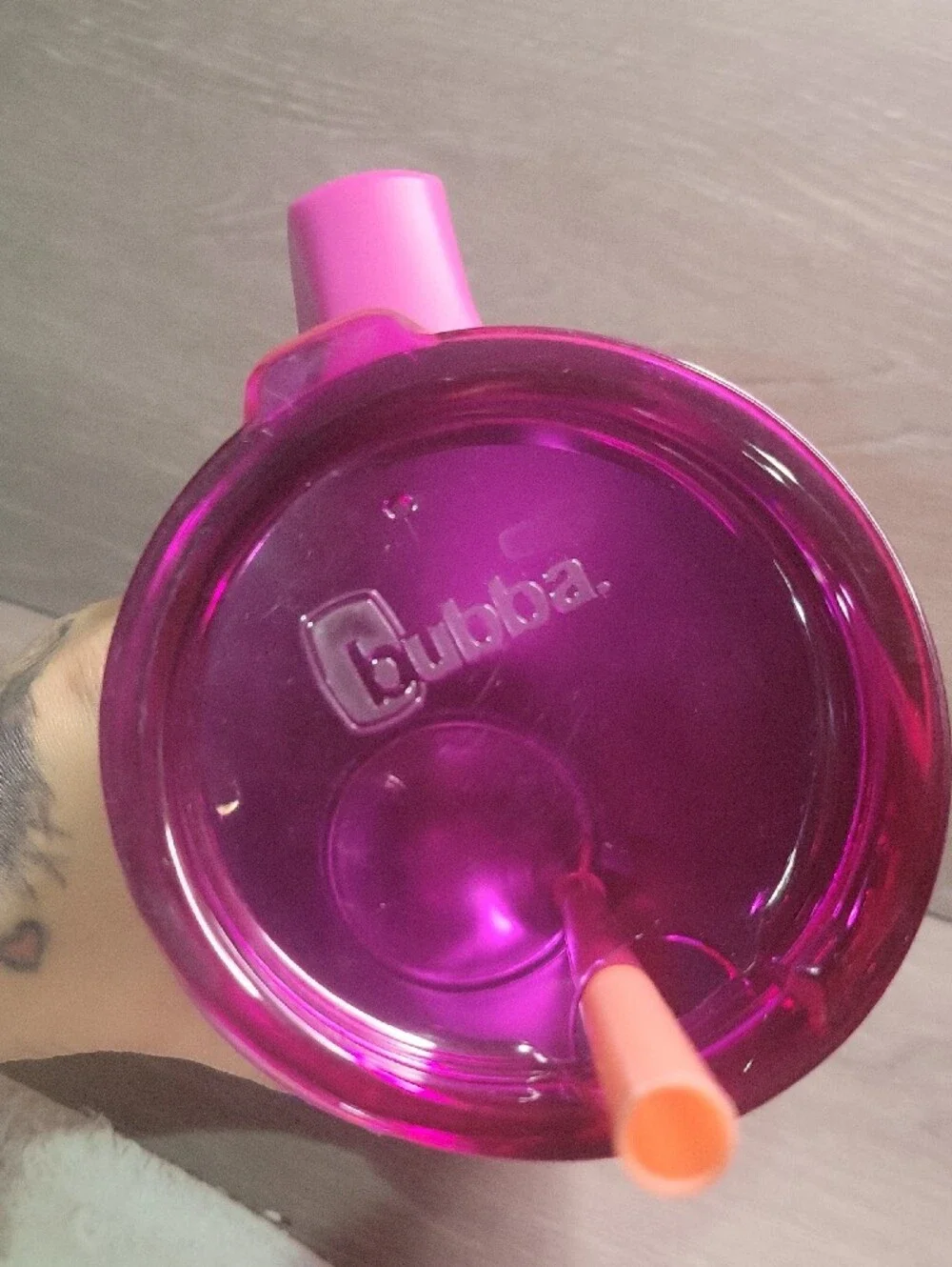 Bubba 24oz Insulated Tumbler With Straw In Orange And Pink